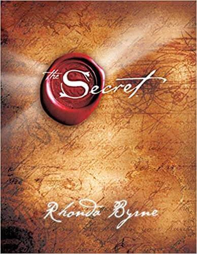 Cover of the book 'The Secret' by Rhonda Byrne.